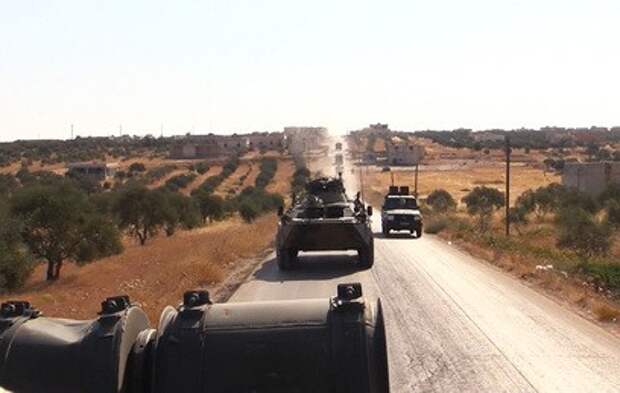 Российские и турецкие военные провели первую тренировку в Идлибе