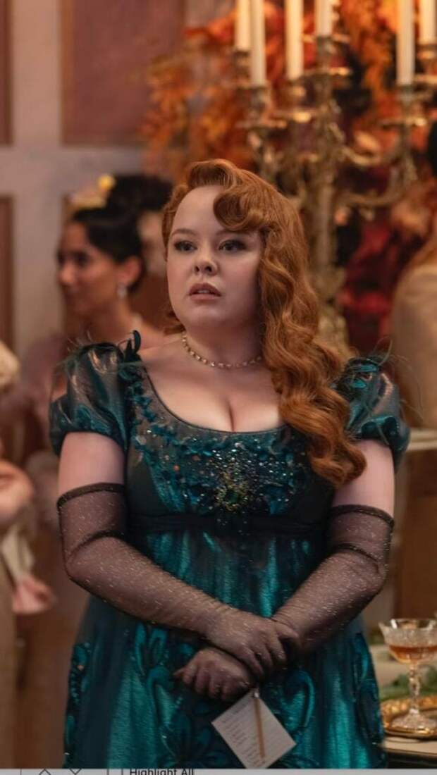 Penelope in season 3 - Bridgerton