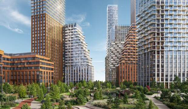 Строительство жилого комплекса с собственным парком началось в Сокольниках