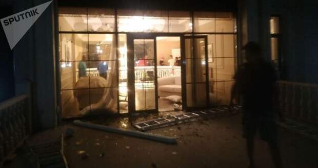 Последствия попытки штурма дома Алмазбека Атамбаева в селе Кой-Таш