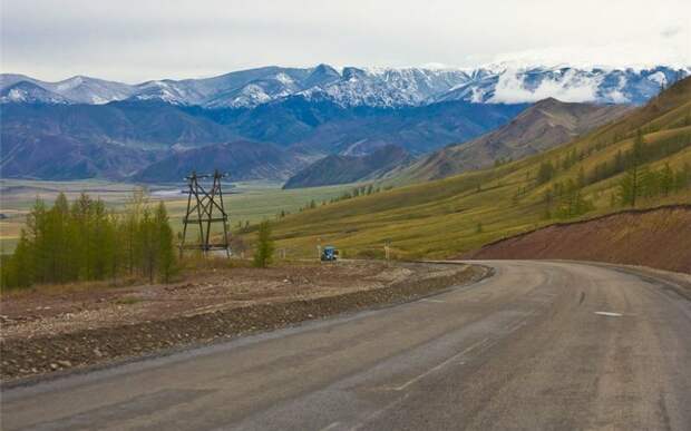 Хакасия. Трасса М-54 дороги, россия, факты