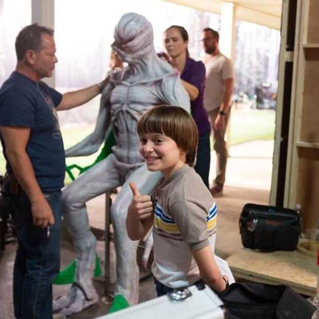 Немного интересных закадровых снимков со съемочных площадок