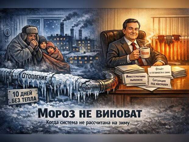 Десять дней без тепла при минус сорока