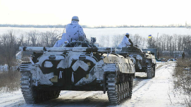 Украинские военнослужащие - РИА Новости, 1920, 12.02.2022