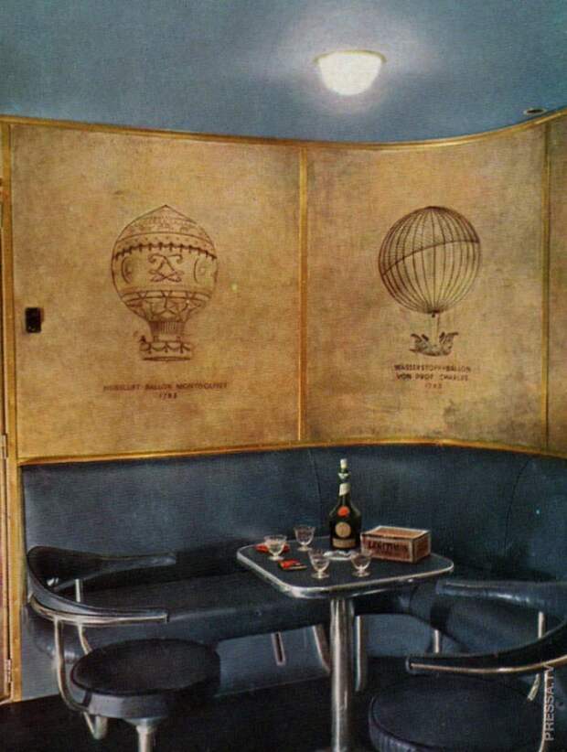 Курительная комната Гинденбург, история, фото