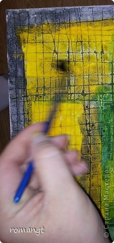Картина панно рисунок Мастер-класс Отпечатки листьев МК как сделать интересную картину в технике Отпечатки листьев Глина Гуашь Материал природный фото 8
