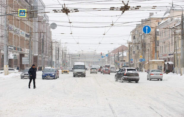 Туляков просят временно отказаться от поездок из-за сильного снегопада