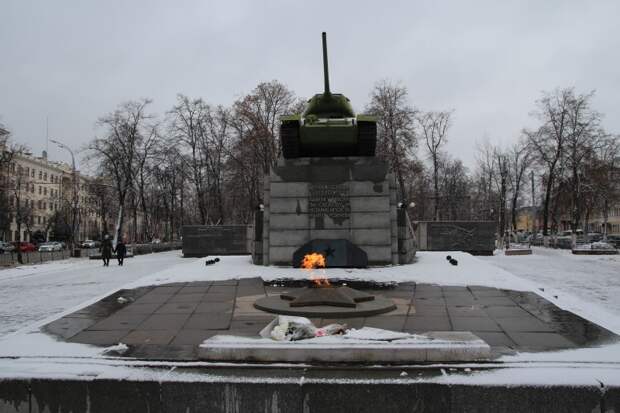 Орёл. Сквер Танкистов