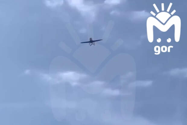 Mash опубликовал видео полета одного из сбитых дронов ВСУ над Северной Осетией