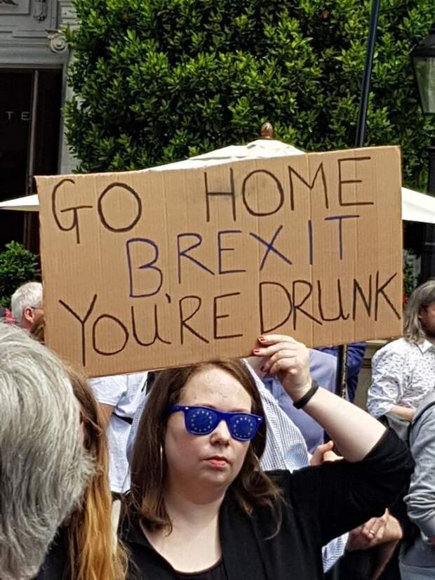 Anti Brexit Signs