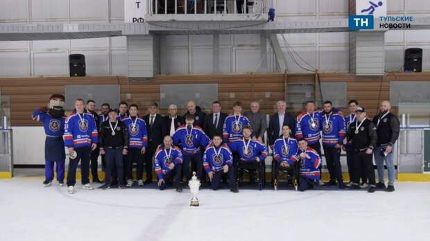 Команда «АКМ-следж» стала двукратным чемпионом России по хоккею-следж