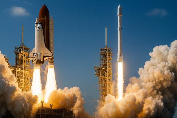 Space Shuttle за 20 лет не смог сделать то, что Falcon 9 собирается выполнить только в 2025 году
