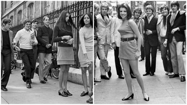 В 1960-х девушка в мини могла остановить движение на улицах города...