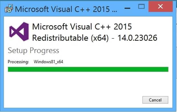 Install Visual Studio 2015
