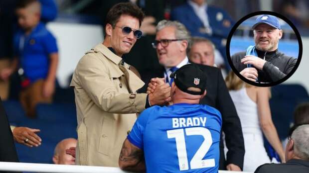 tom brady shaking hands with birmingham city fan