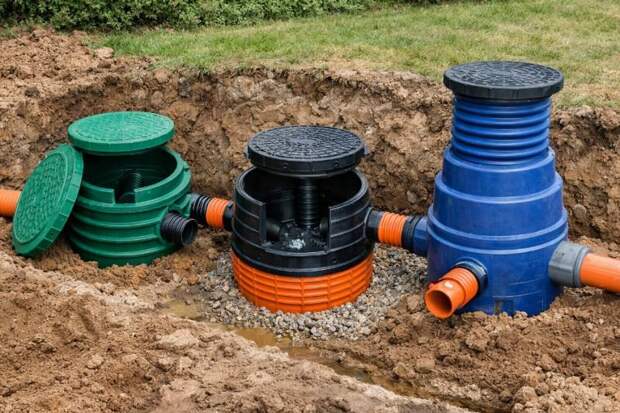 Пластиковые колодцы в инженерных сетях и на участке