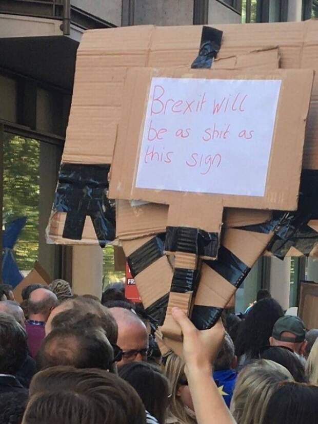 Anti Brexit Signs