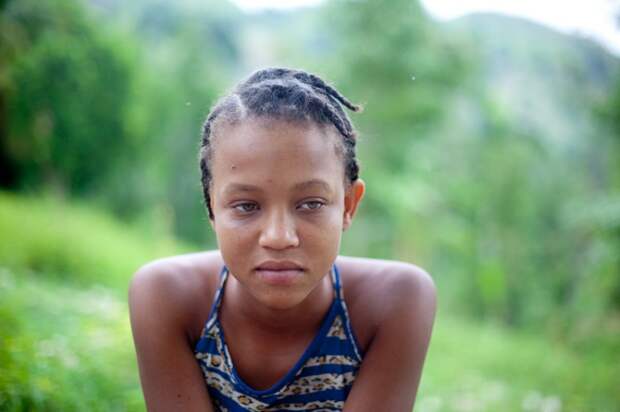 Девочка из польской общины Гаити.