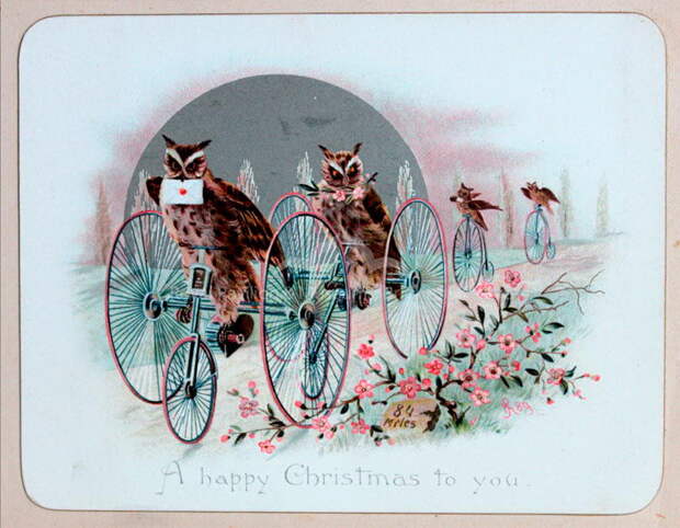 Жуткие рождественские открытки Викторианской Эпохи