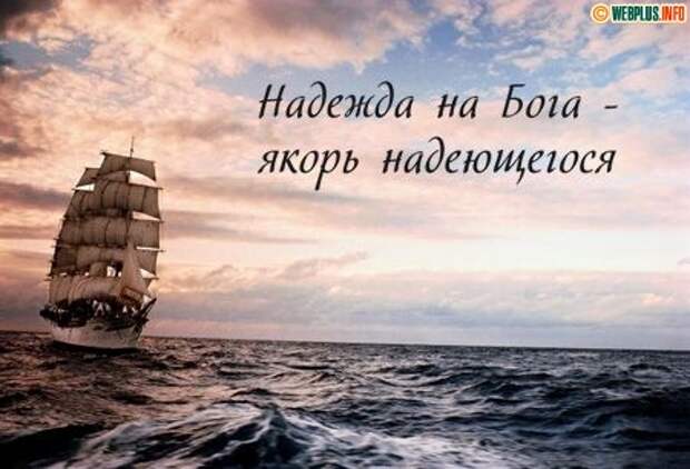 Надежда на бога и в Надежда на бога и в