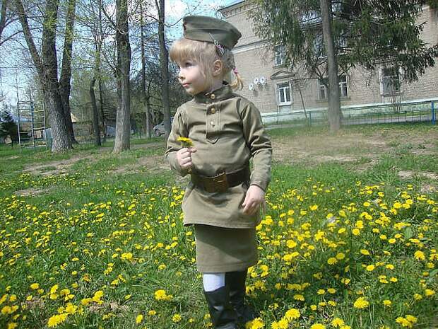 Дети и день Победы - подборка позитива военная форма, дети