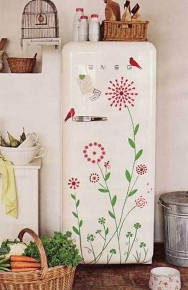 как реставрировать старый холодильник