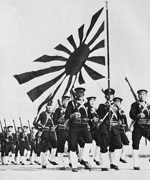 парад японских милитаристов