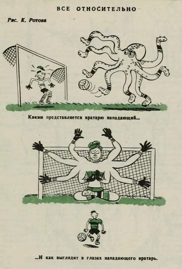 Спортивный "Крокодил" СССР, карикатуры., ностальгия, юмор