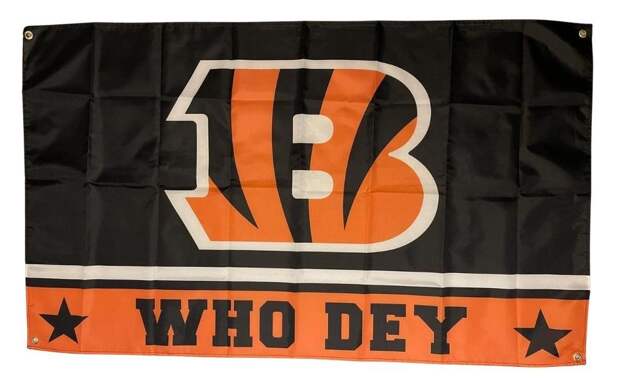 Bengals Who Dey Banner Flag