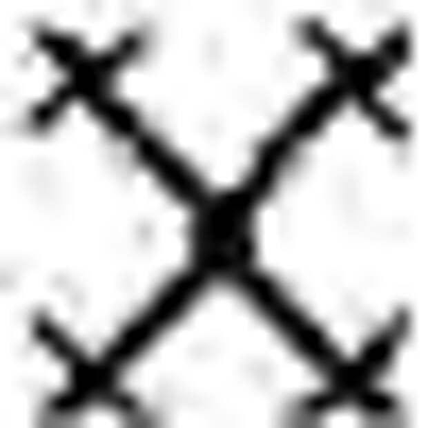 Скрещенный столбик с накидом