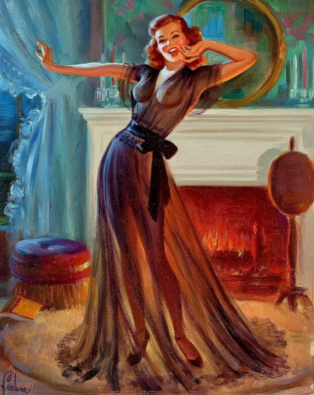 художник Арт Фрам (Art Frahm) пин-ап – 37