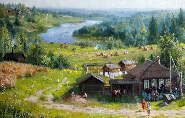 «Времена года. Июль». Автор: Владимир Жданов.