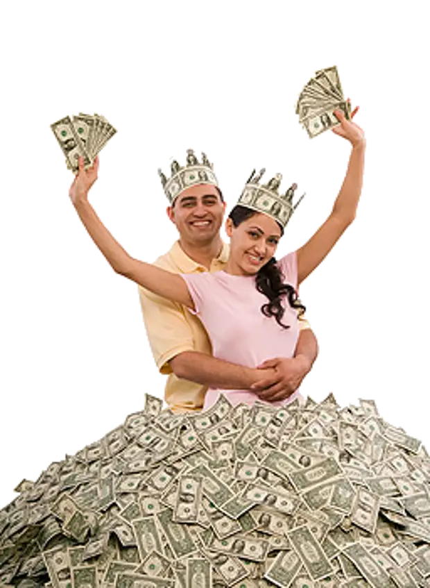 Живущий на деньги жены. Счастливый человек с деньгами. Женщина с деньгами. Пара с деньгами. Парень и девушка с деньгами.