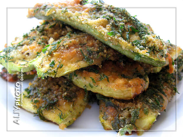 Кабачки в румяной корочке Кабачки в румяной корочке