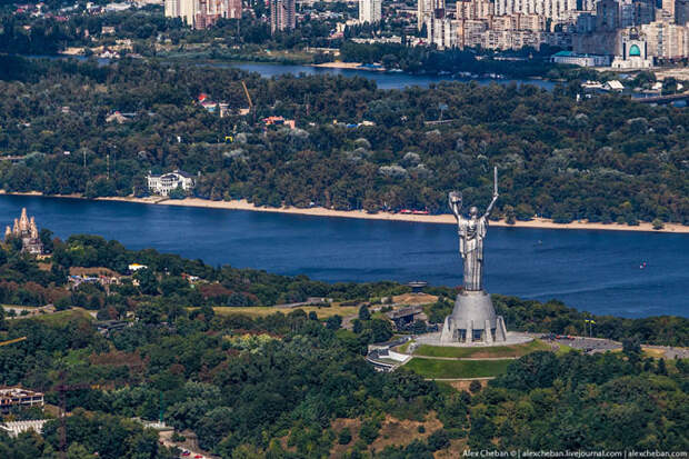 Киев с высоты птичьего полета