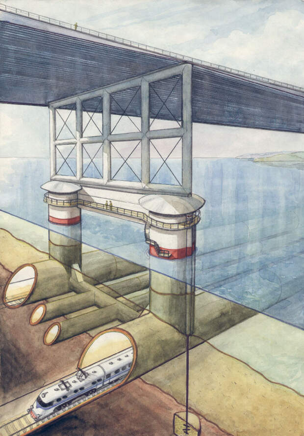 Анатолий Юницкий - конструкция мостового перехода через Керченский пролив