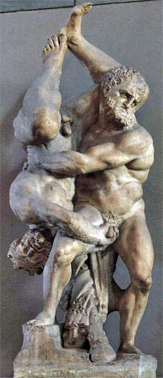 Скульптура "Геркулес и Диомед" во Флоренции