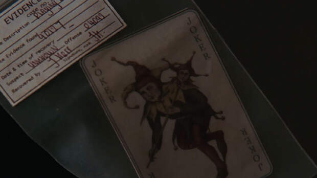 At The End Of Batman Begins, Batman Receives A Joker Card From Jim Gordon. This Card Was Recovered By A Policeman Named J. Kerr, A Common Alias Of The Joker
