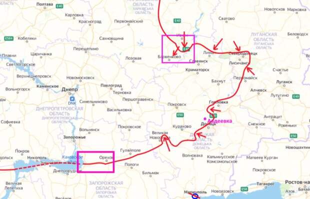 Украинцы сообщают о начале операции РФ по замыканию «Донбасского котла»