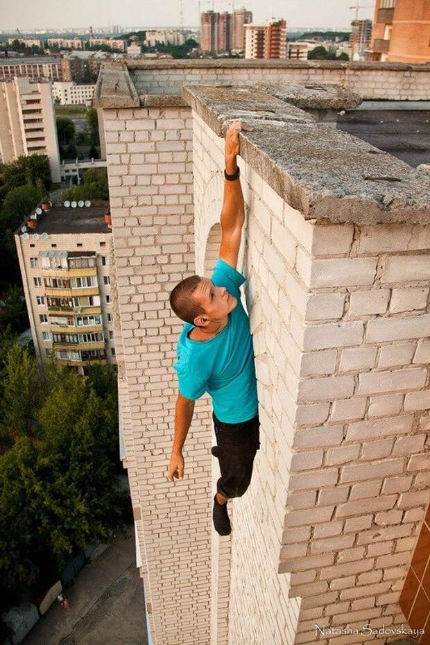 Смелый парень из Киева (7 фото) Смелый парень из Киева (7 фото)