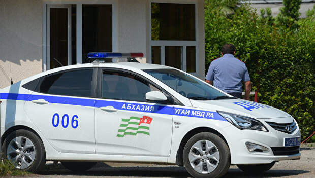 Автомобиль МВД Абхазии. Архивное фото Автомобиль МВД Абхазии. Архивное фото