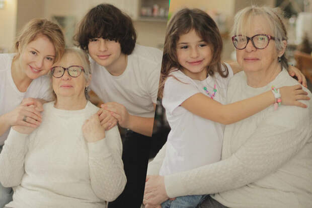 Актриса Анна Банщикова опубликовала фото с матерью и детьми