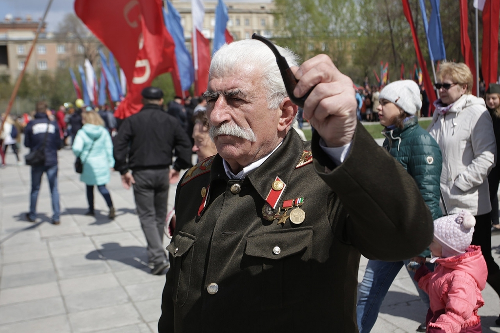 Сталин появился 9 мая в Новосибирске