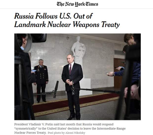 Скриншот Источник: https://www.nytimes.com/2019/03/04/world/europe/russia-inf-treaty.html