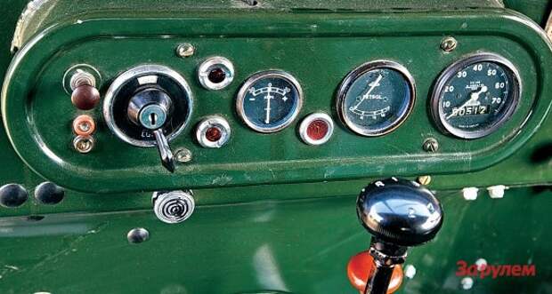 Спидометр, указатель уровня топлива, амперметр, несколько ламп. Что еще нужно отважному путешественнику?!