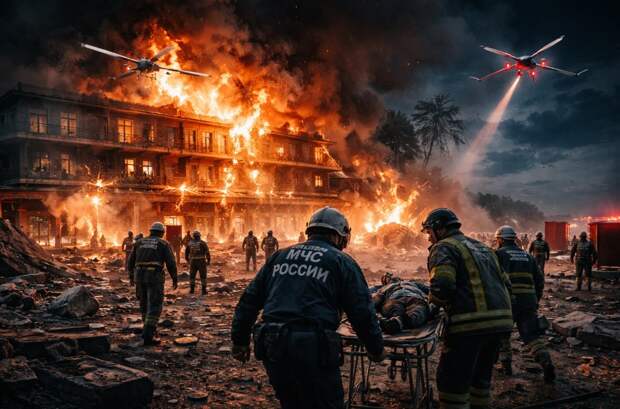 Удар БПЛА ВСУ по гостинице в Херсонской области привёл к гибели 24 человек