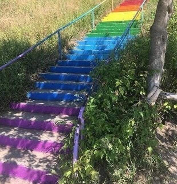 Лестница раздора Новосибирска