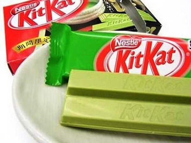 Необычные вкусы Kit Kat страность, япония