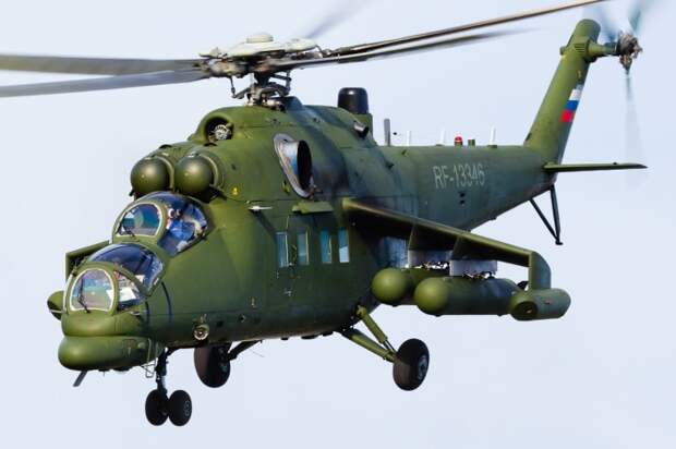 Российский вертолет Ми-35 получил немало обновлений в сравнении с Ми-24. | Фото: vimpel-v.com. Российский вертолет Ми-35 получил немало обновлений в сравнении с Ми-24. | Фото: vimpel-v.com.