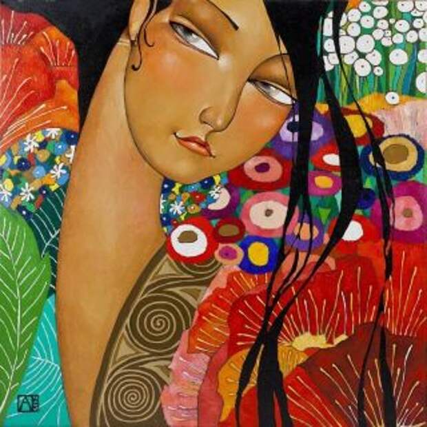 Талантливая казахская художница. Акжана Абдалиева